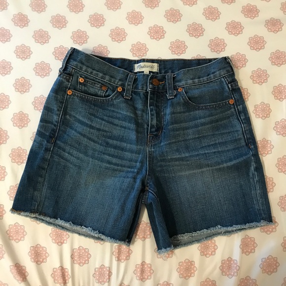 Madewell Denim Boyshorts Frances Wash Size 25 - Picture 6 of 7